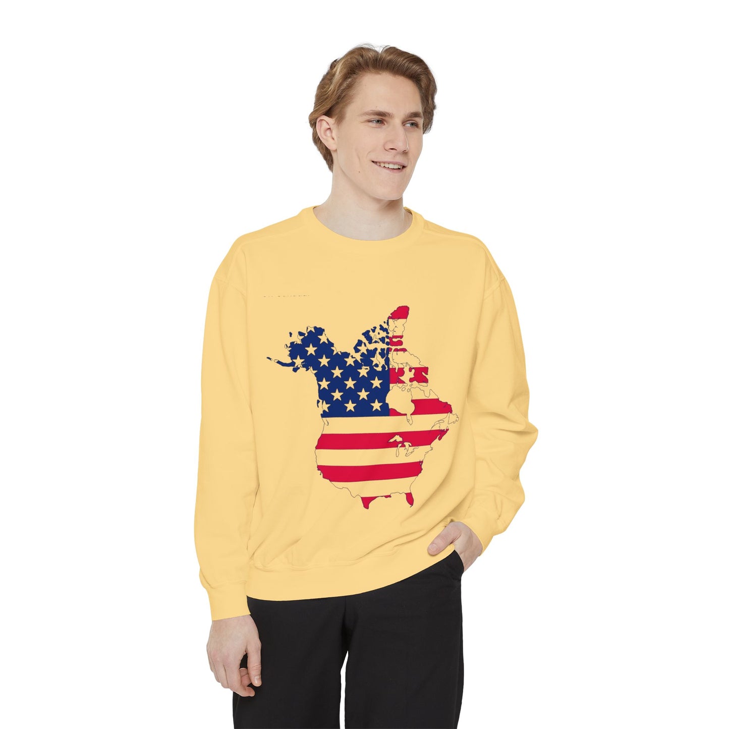 Greater America Unisex Garment-Dyed Sweatshirt