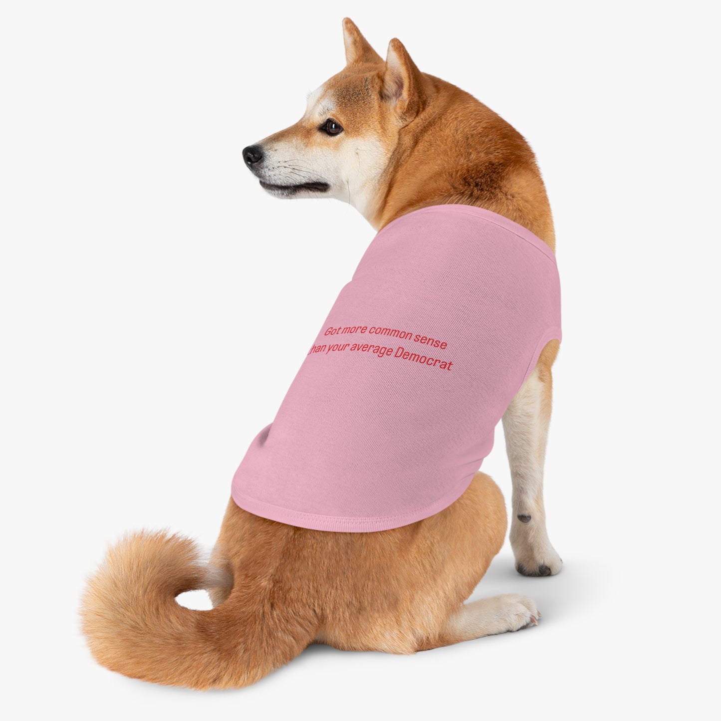 Pet Tank Top - With more common sense