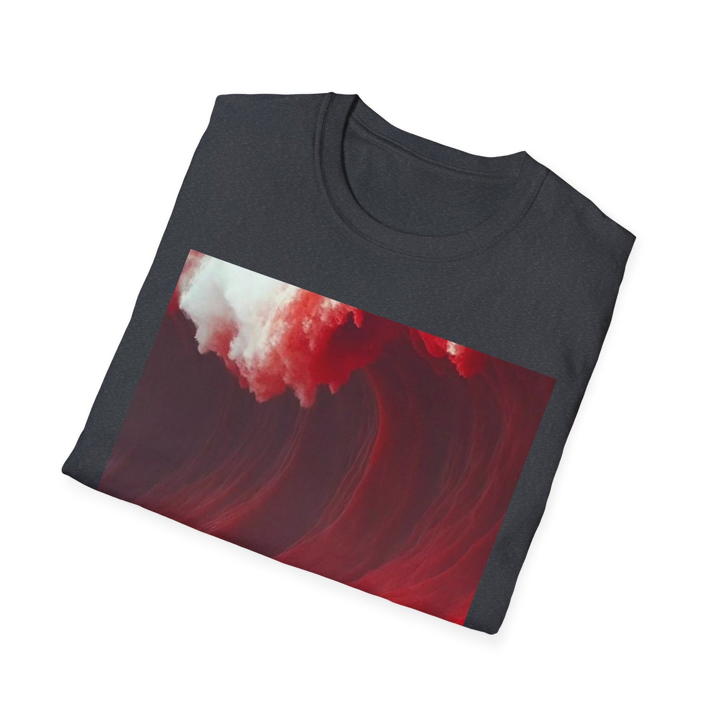 Red Wave Unisex Softstyle T-Shirt