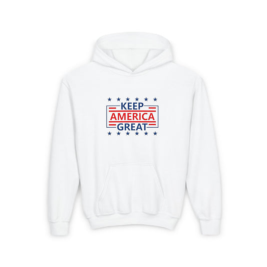 Keep America Great Youth Heavy Blend Hooded Sweatshirt