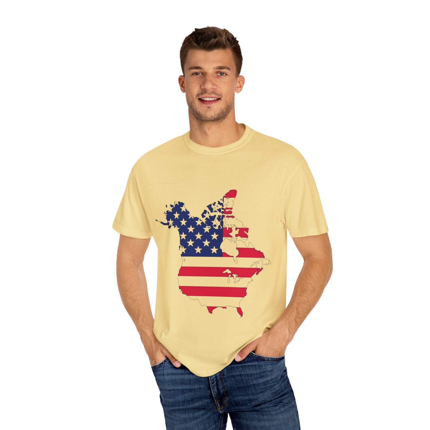 Greater America Unisex Garment-Dyed T-shirt