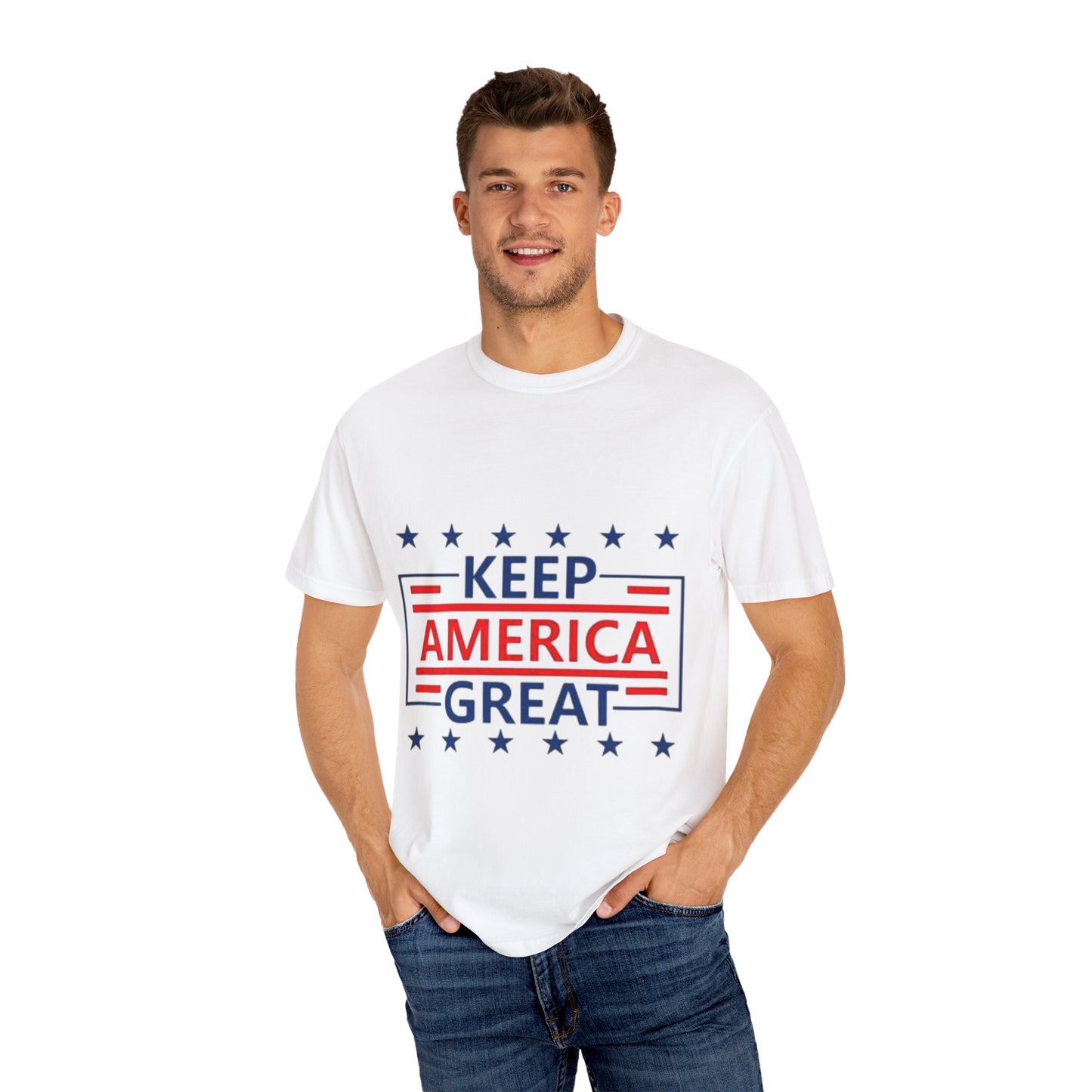 Keep America Great Unisex Garment-Dyed T-shirt