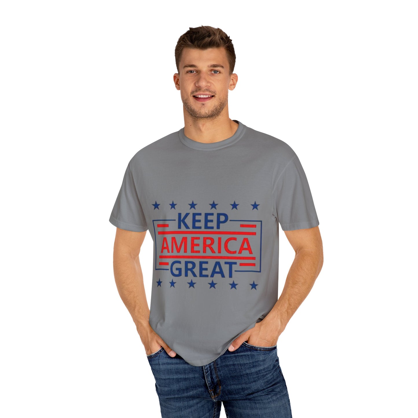 Keep America Great Unisex Garment-Dyed T-shirt