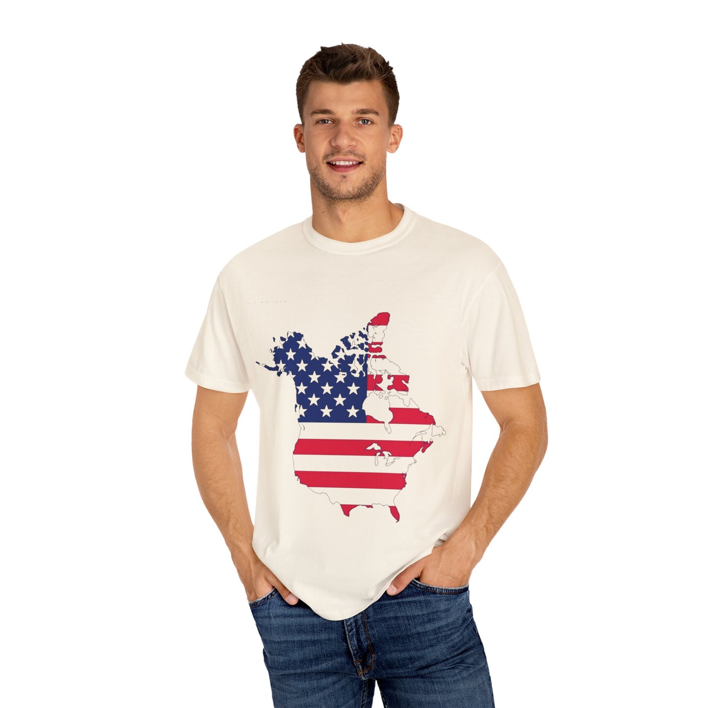 Greater America Unisex Garment-Dyed T-shirt