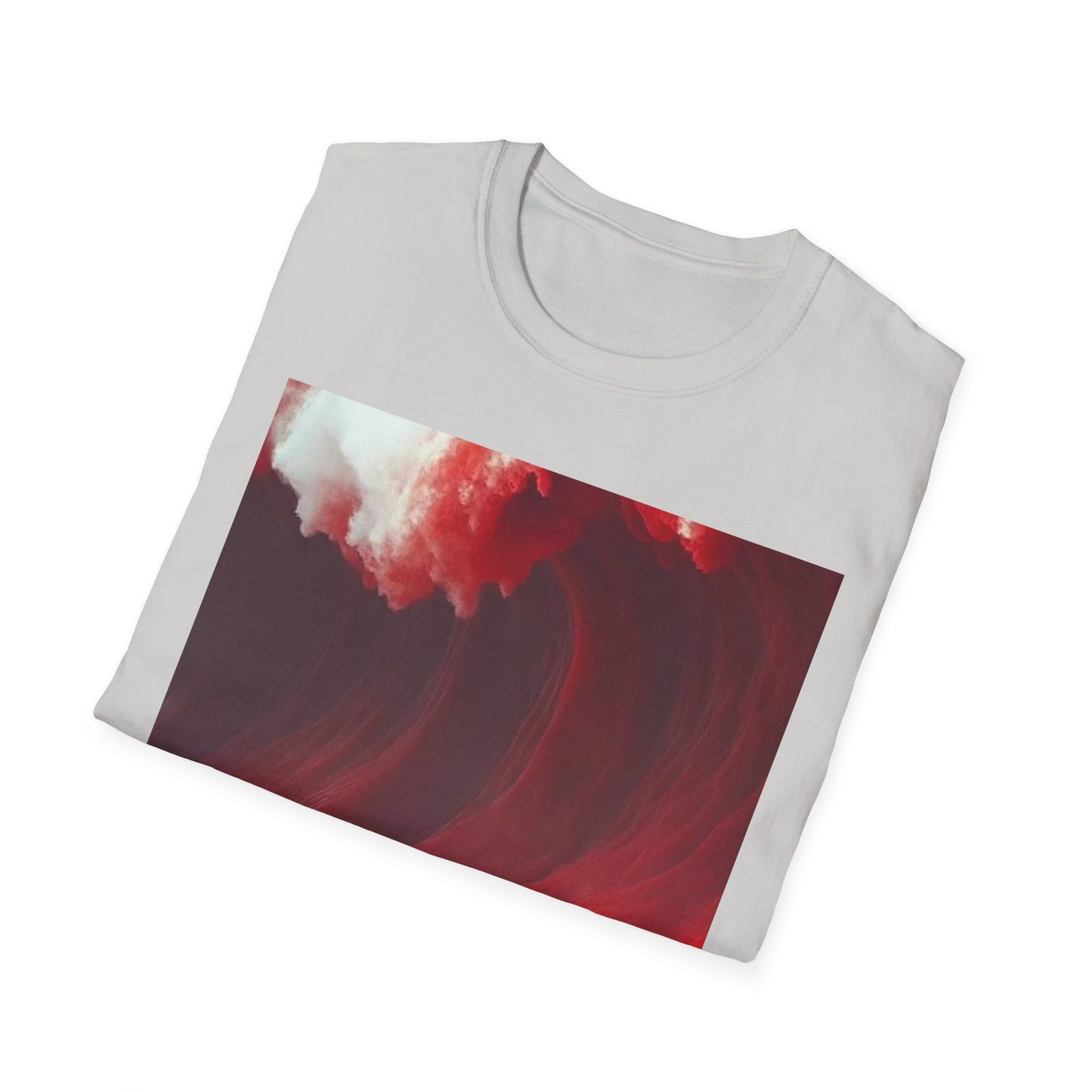 Red Wave Unisex Softstyle T-Shirt