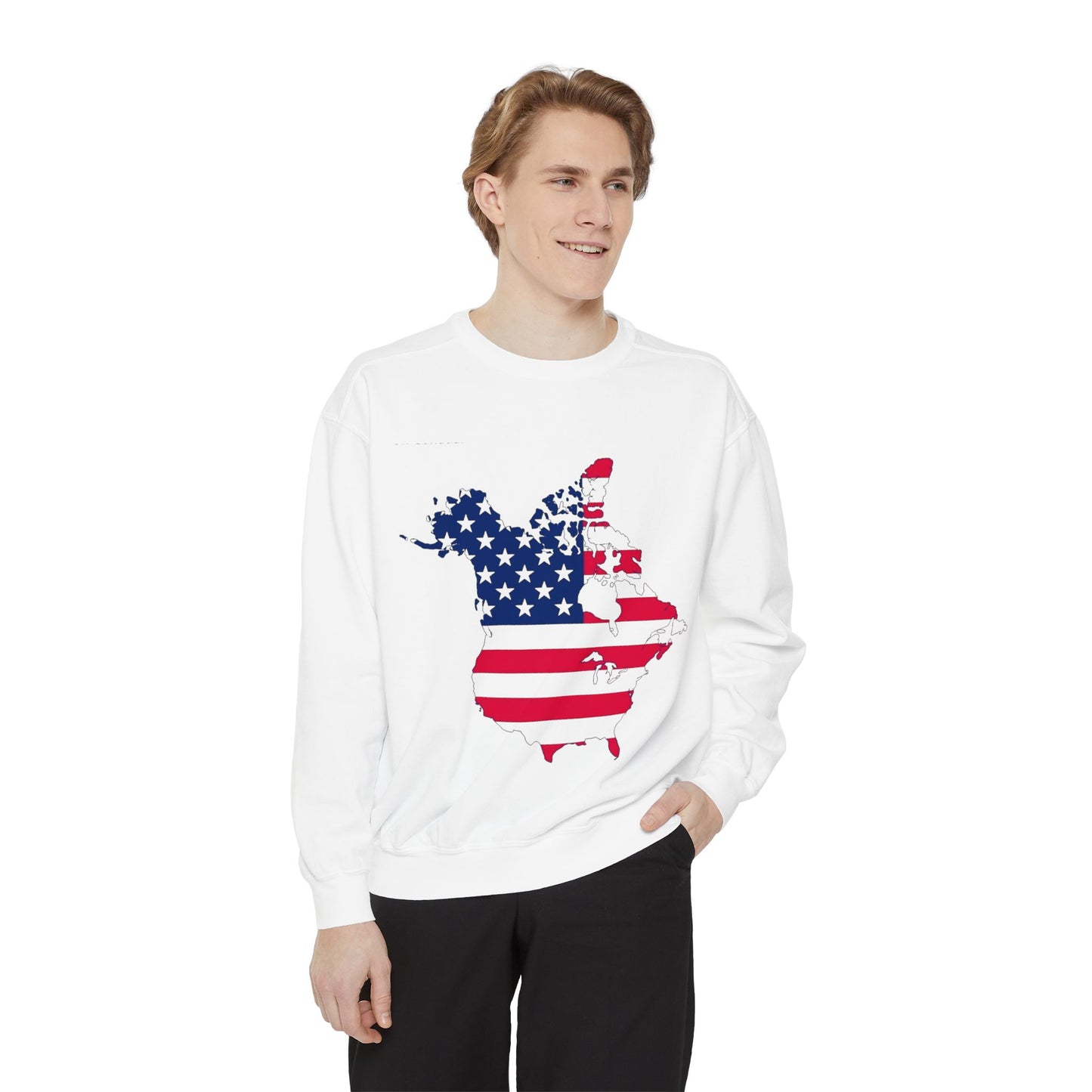 Greater America Unisex Garment-Dyed Sweatshirt