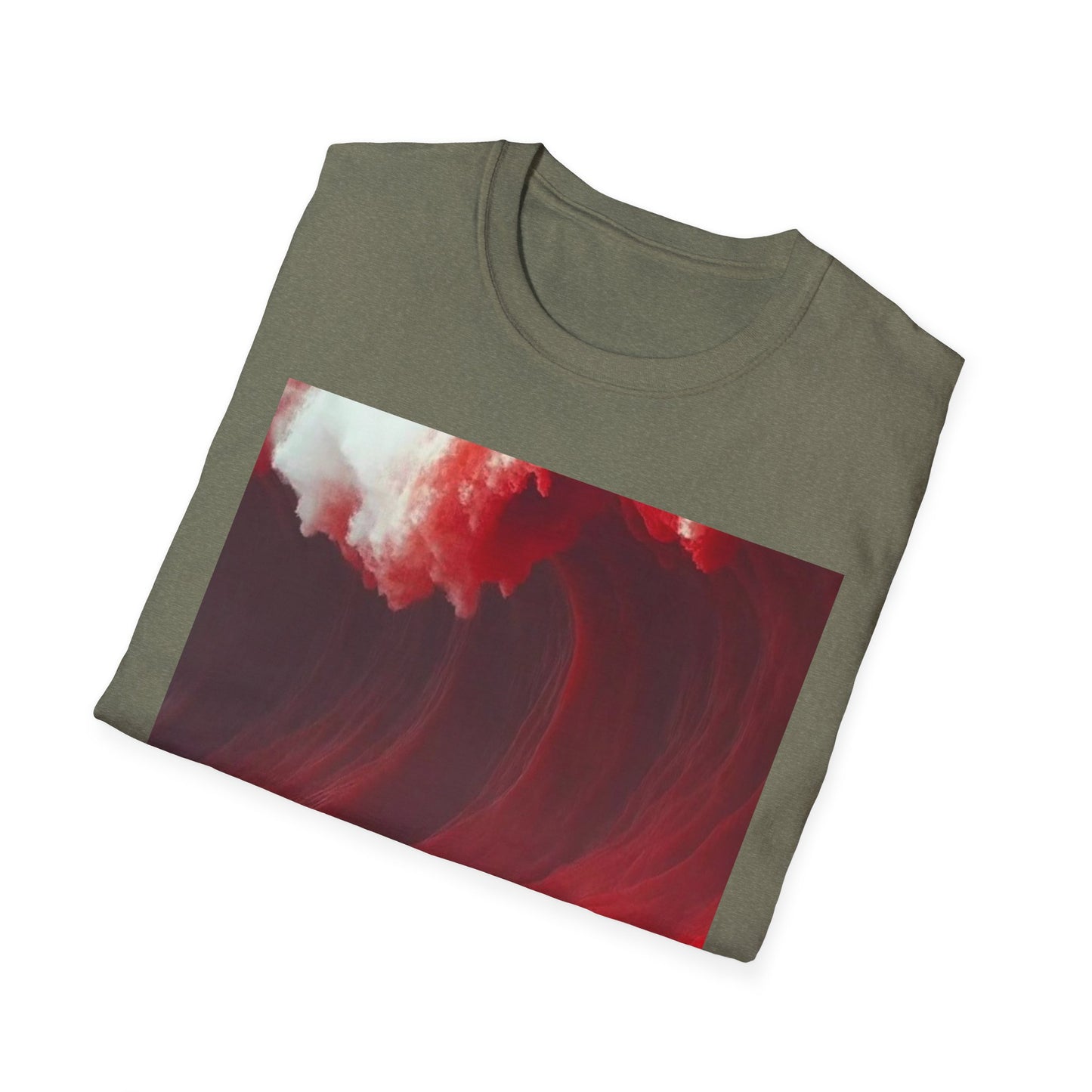 Red Wave Unisex Softstyle T-Shirt