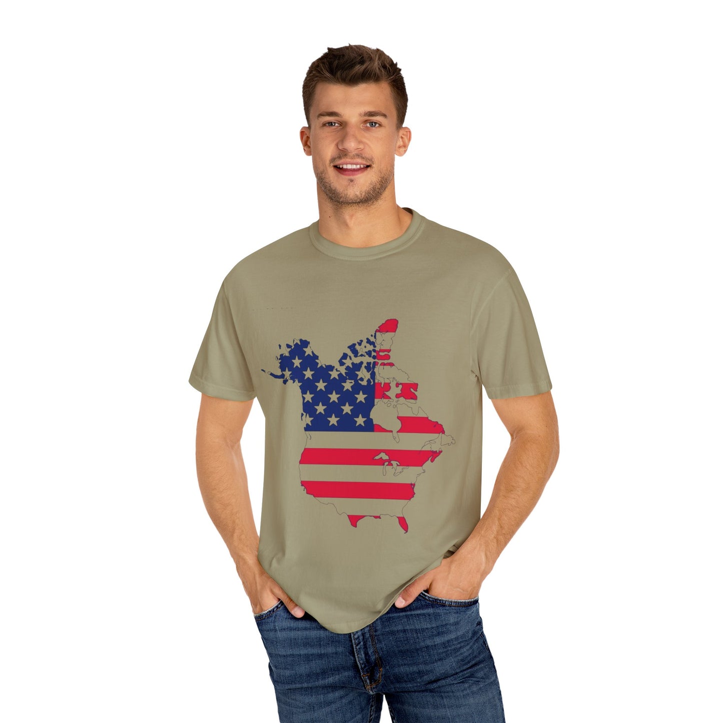 Greater America Unisex Garment-Dyed T-shirt