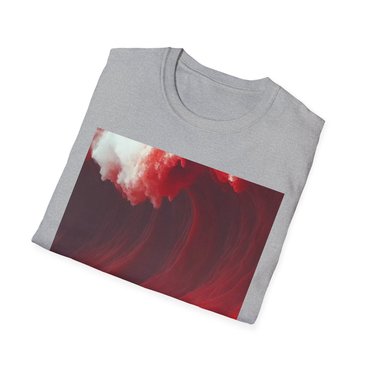 Red Wave Unisex Softstyle T-Shirt