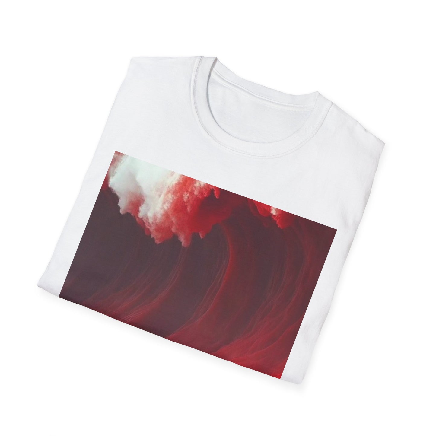 Red Wave Unisex Softstyle T-Shirt