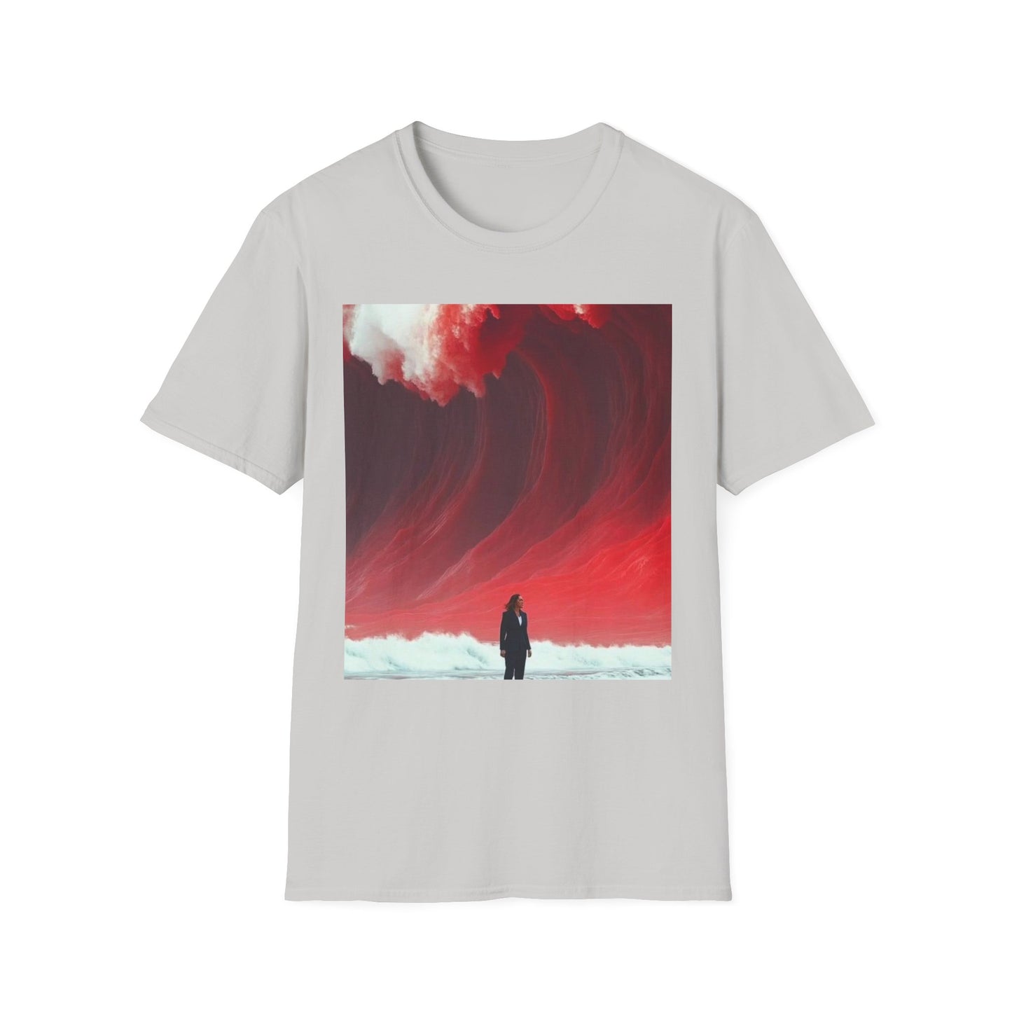 Red Wave Unisex Softstyle T-Shirt