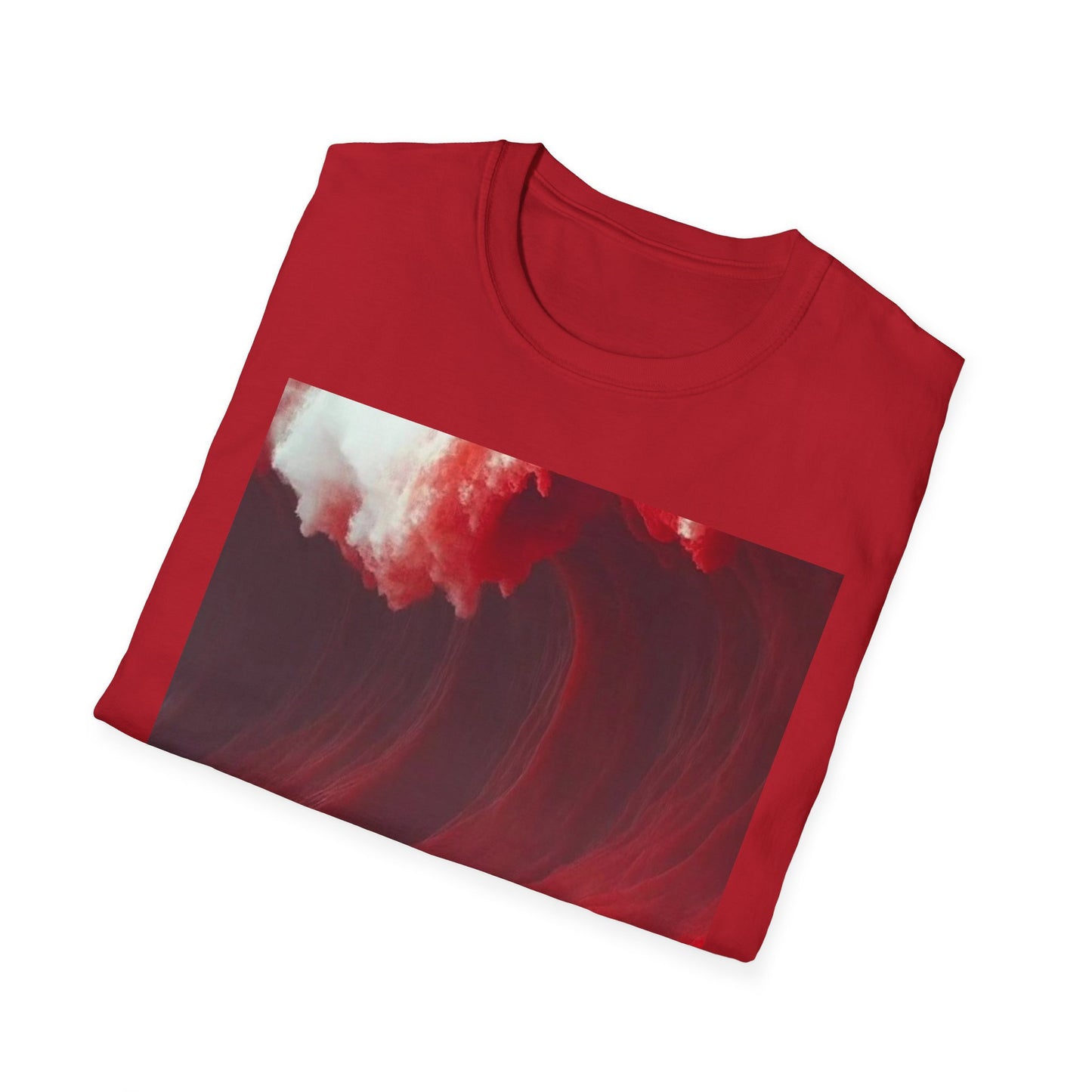 Red Wave Unisex Softstyle T-Shirt