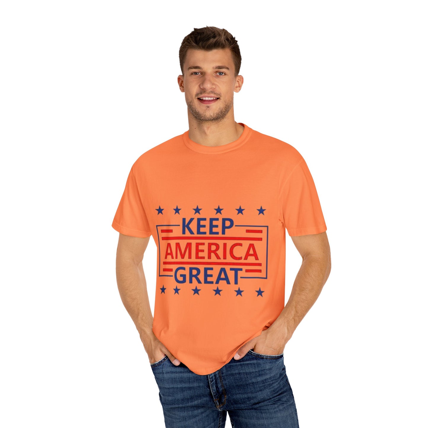 Keep America Great Unisex Garment-Dyed T-shirt