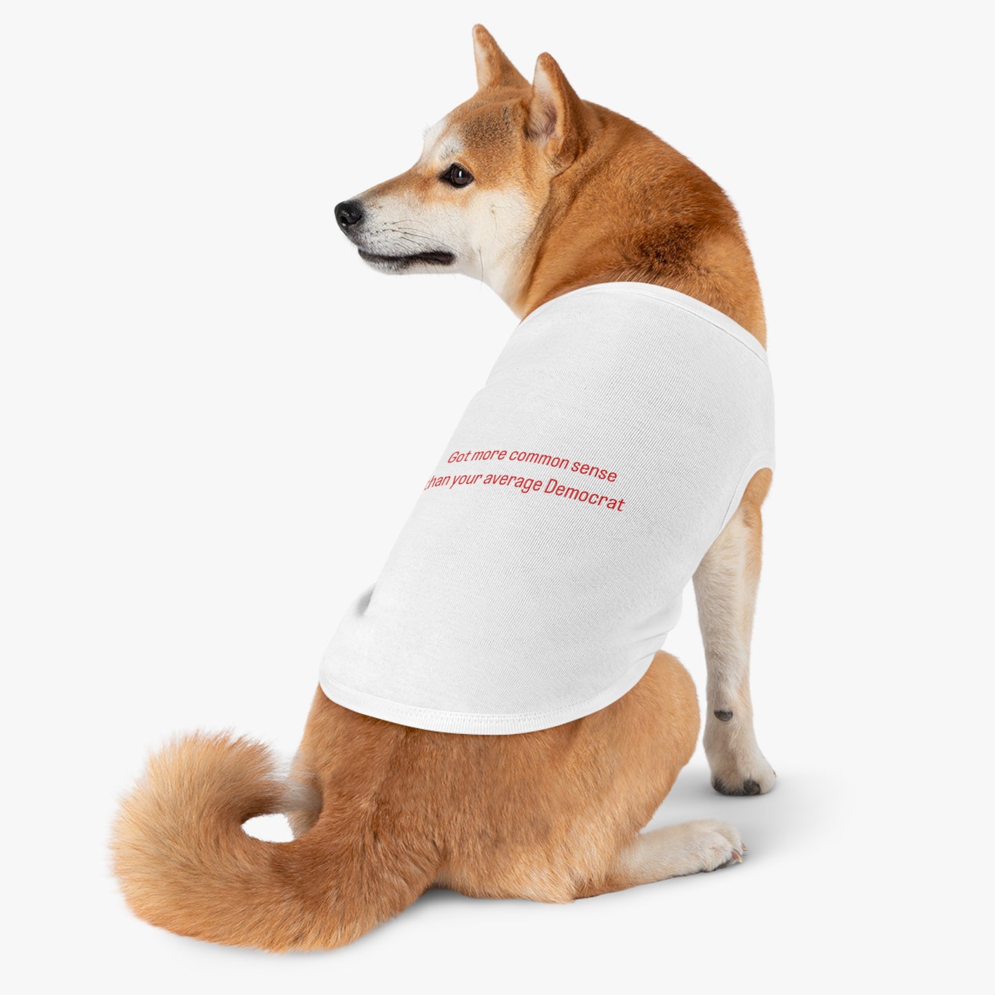 Pet Tank Top - With more common sense