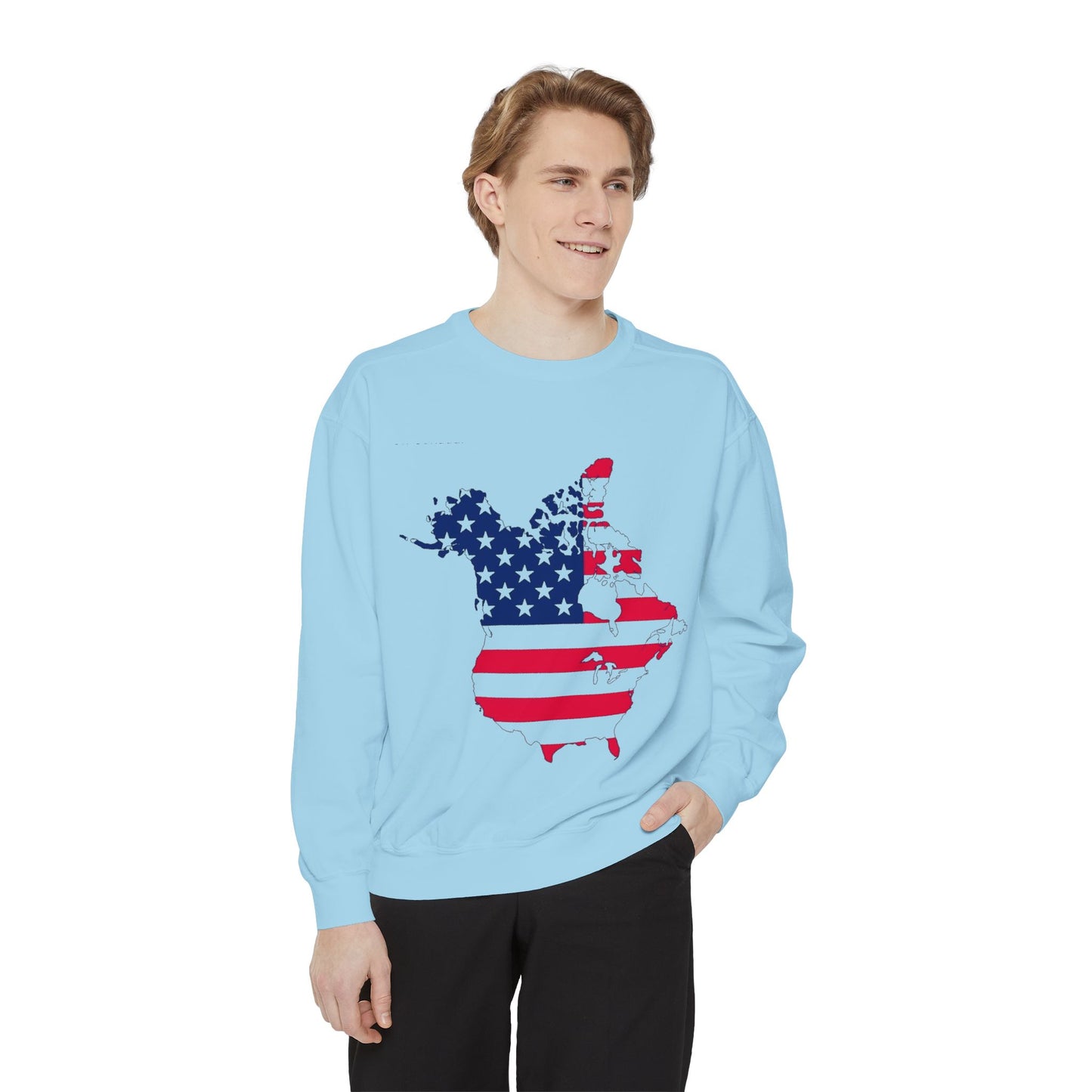 Greater America Unisex Garment-Dyed Sweatshirt