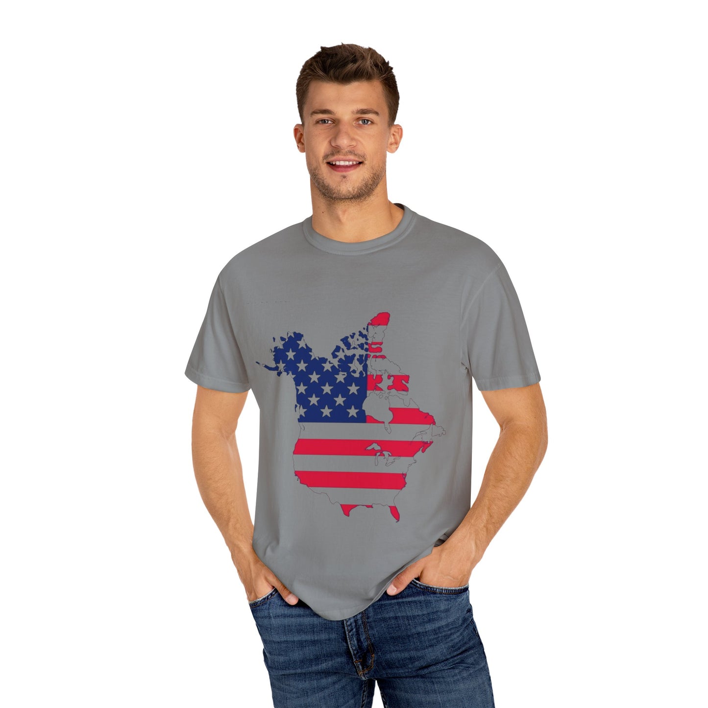 Greater America Unisex Garment-Dyed T-shirt